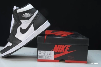 JORDAN 'BLACK HIGH - WHITE' RETRO AIR 1 555088 OG 010 1001